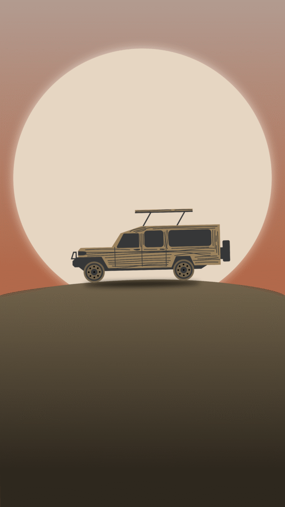 Safari Sophie Jeep Animatie